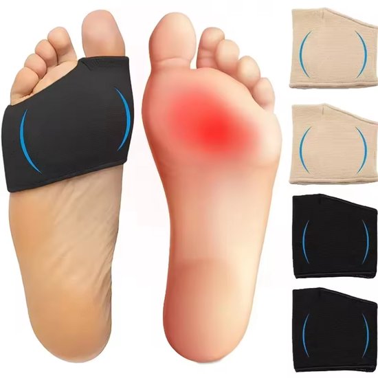 Foto: 2 stuks zwart siliconen gel half inlegzolen vrouwen mannen middenvoet pads hakken half honingraat ademend schoen relief vochtafvoerende voorvoet pad