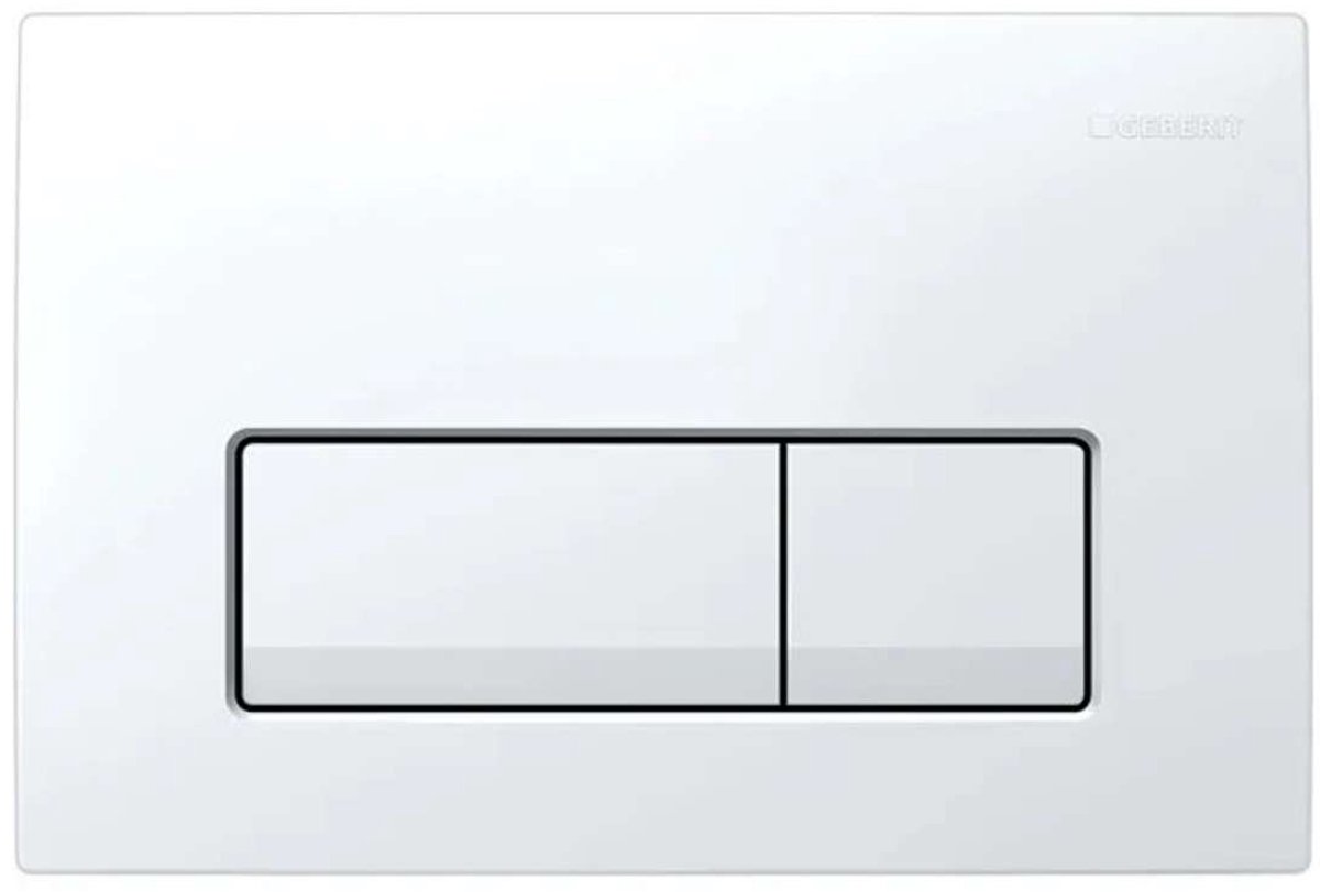 Geberit Delta50 - Bedieningsplaat, alpien wit 115.119.11.1