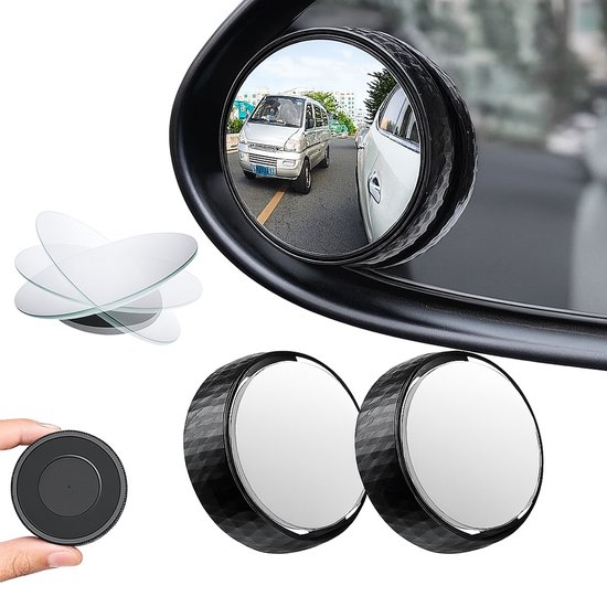 Auto Dode Hoek Spiegels – 360 Graden Roteerbaar