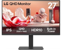 LG 27BA54QB-B computer monitor 68,6 cm (27") 2560 x 1440 Pixels Quad HD LCD Zwart
