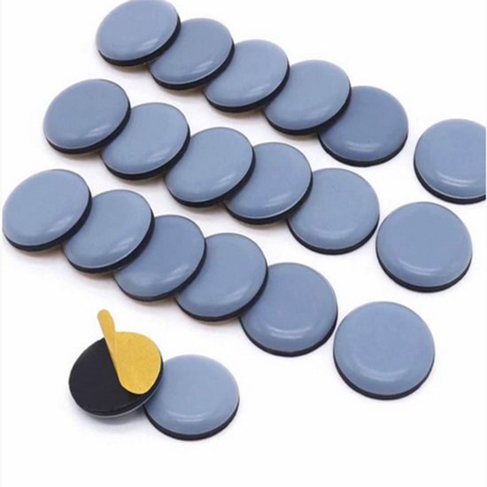 Patins Protecteurs Sol Bois Lot De 40 Patins Feutre à Visser Pour Meubles - Diamètre 20mm, Marron - Protège Sols Et Facilite Glissement Fairy Fencer F