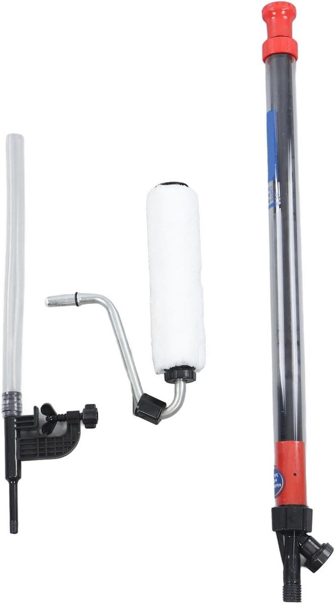 Multifunctionele verfroller met lange steel - zelfaanzuigend - voor binnen en buiten .
