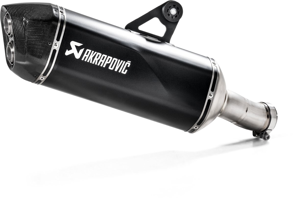 Akrapovic S-B12SO23-HAATBL Slip-On Line (Titanium) 1250GS 1250RT 1250GSADV 1250R - Slip-On Exhaust