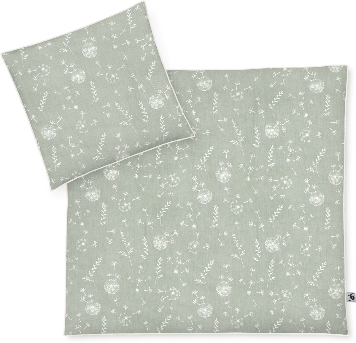 Julius Zöllner babybeddengoed organic - Wildflower, maat 80x80 + 35x40 cm
