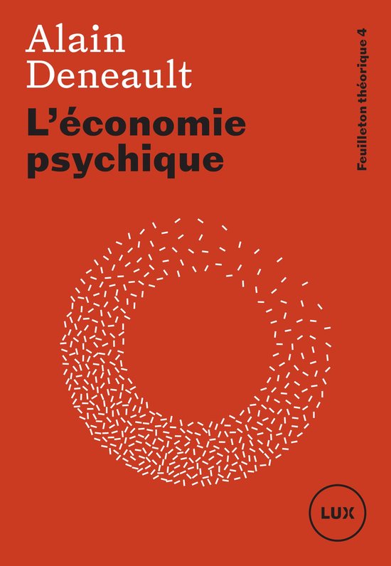 Feuilleton théorique 4 - L'économie psychique - cover