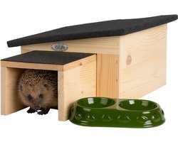 foto van Egel huisje weerbestendig (via de link is de goede...met scharnierend dakje)