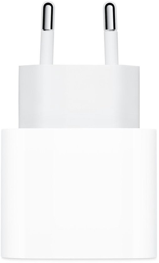 Apple 20W Power adapter - USB-C aansluiting - Snellader iPhone - Wit