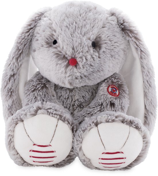 Suki Gifts Knuffel konijn - bruin - pluche - knuffels - 35 cm | Fun en Feest