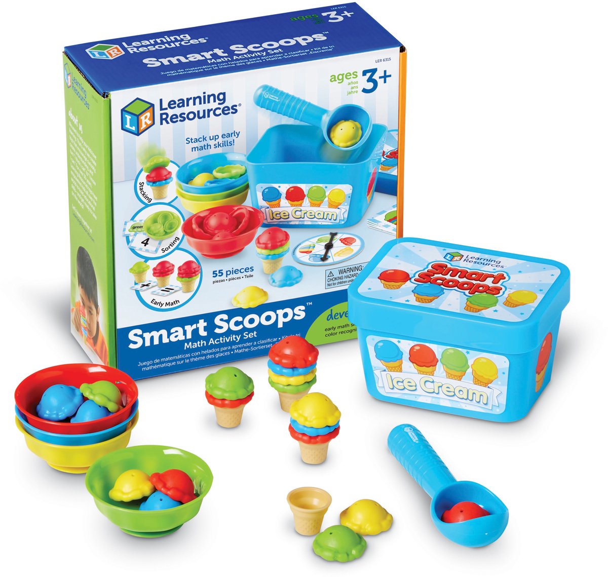 Learning Resources smart scoops™ math activity set - 1+