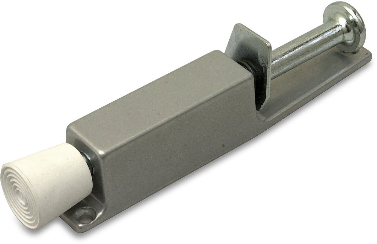 DX Deurvastzetter Voetstift 25x120mm 25kg Schootuitslag 30mm Zilvergrijs DVZ V 12025SE
