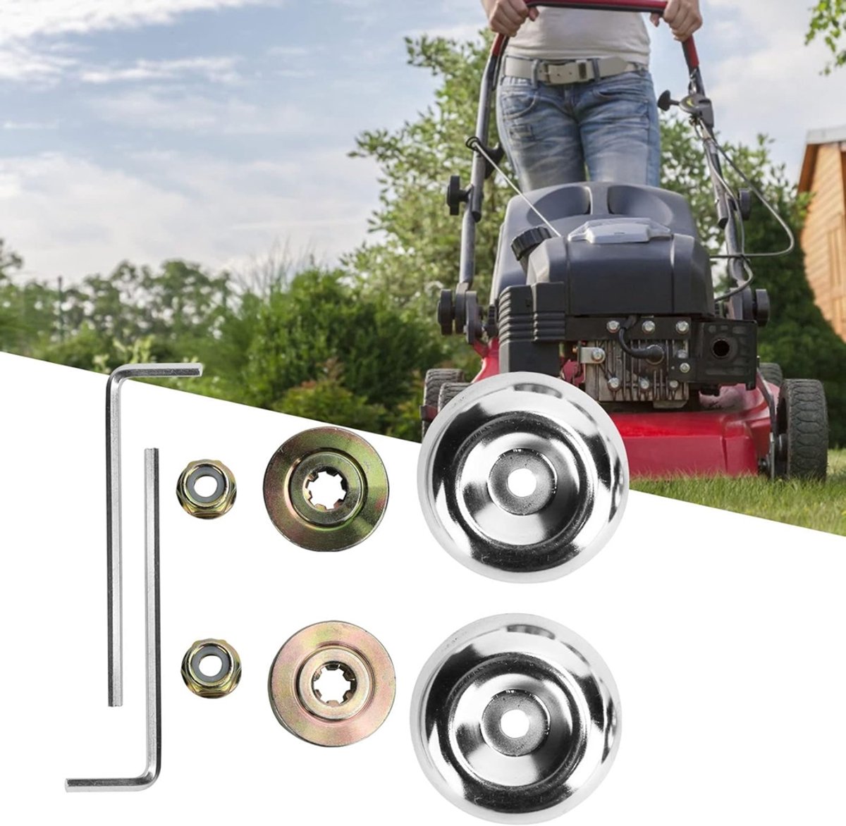 8-delige benzine grasmaaier accessoires - Grasmaaieruitrusting - Voor Husqvarna Stihl FS55R FS56R FS36 Sarlo SS-18 – foto 6