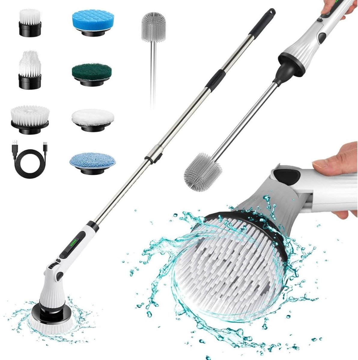 DailySupplies® Schrobmachine Tegelvloer - Dweilmachine - Poetsmachine