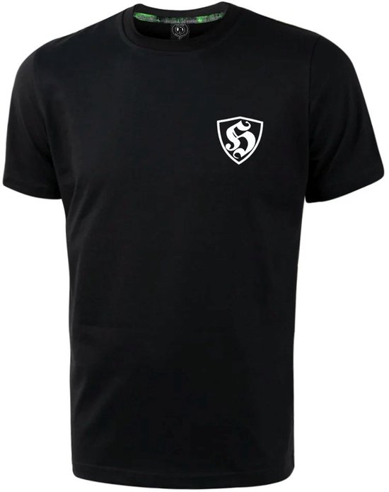 T-shirt Hooligan lettre H - Zwart - Taille L