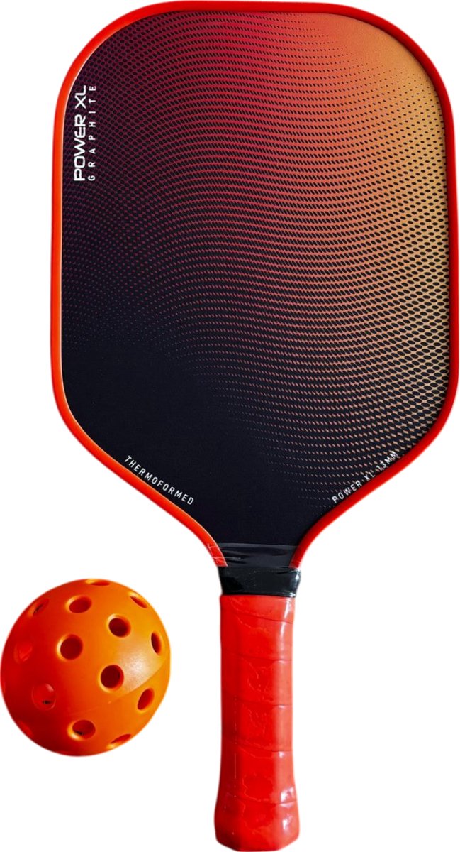 Pickleball Racket Guta Power XL Fluo Orange + Bal