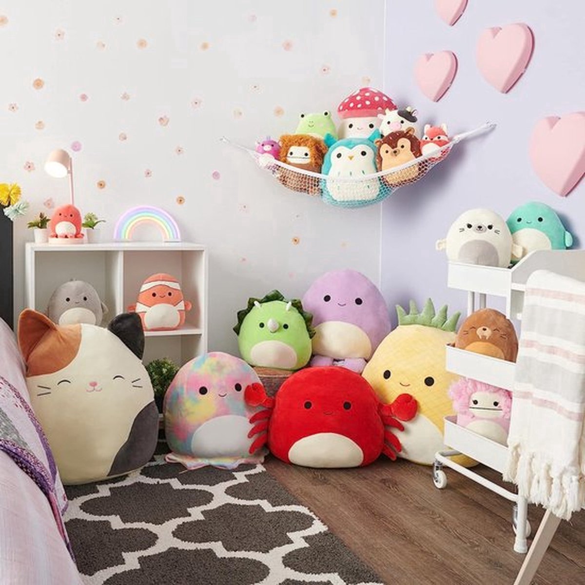 Squishmallows Avery Eend in Gele Outfit Pluche Knuffel XL 50 cm — afbeelding 2