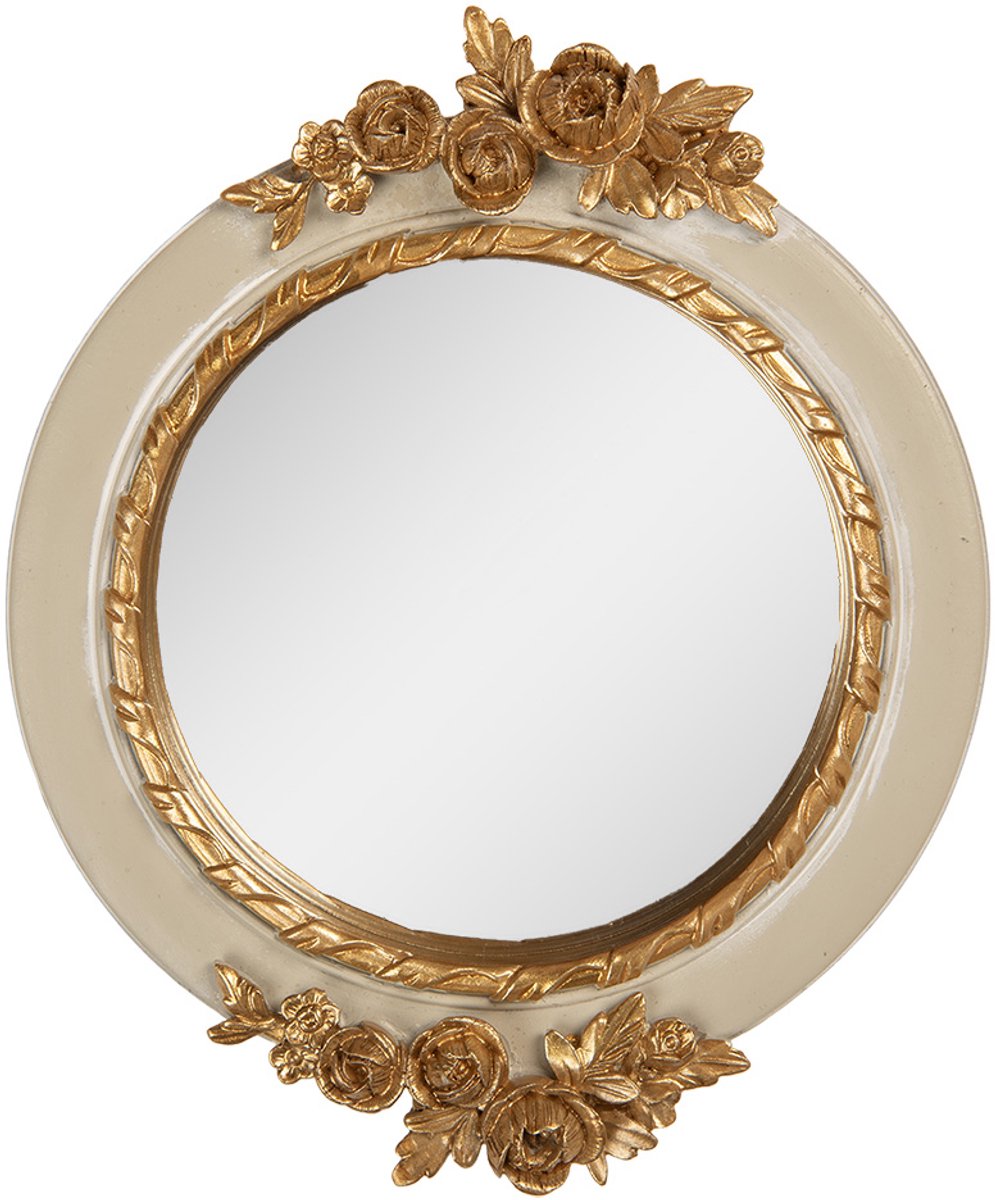 Spiegel 14x2x16 cm Beige Kunststof