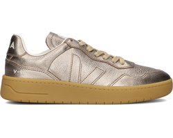 Veja V-90 Sneakers - Leer - Dames - Bronskleurig - Maat 41