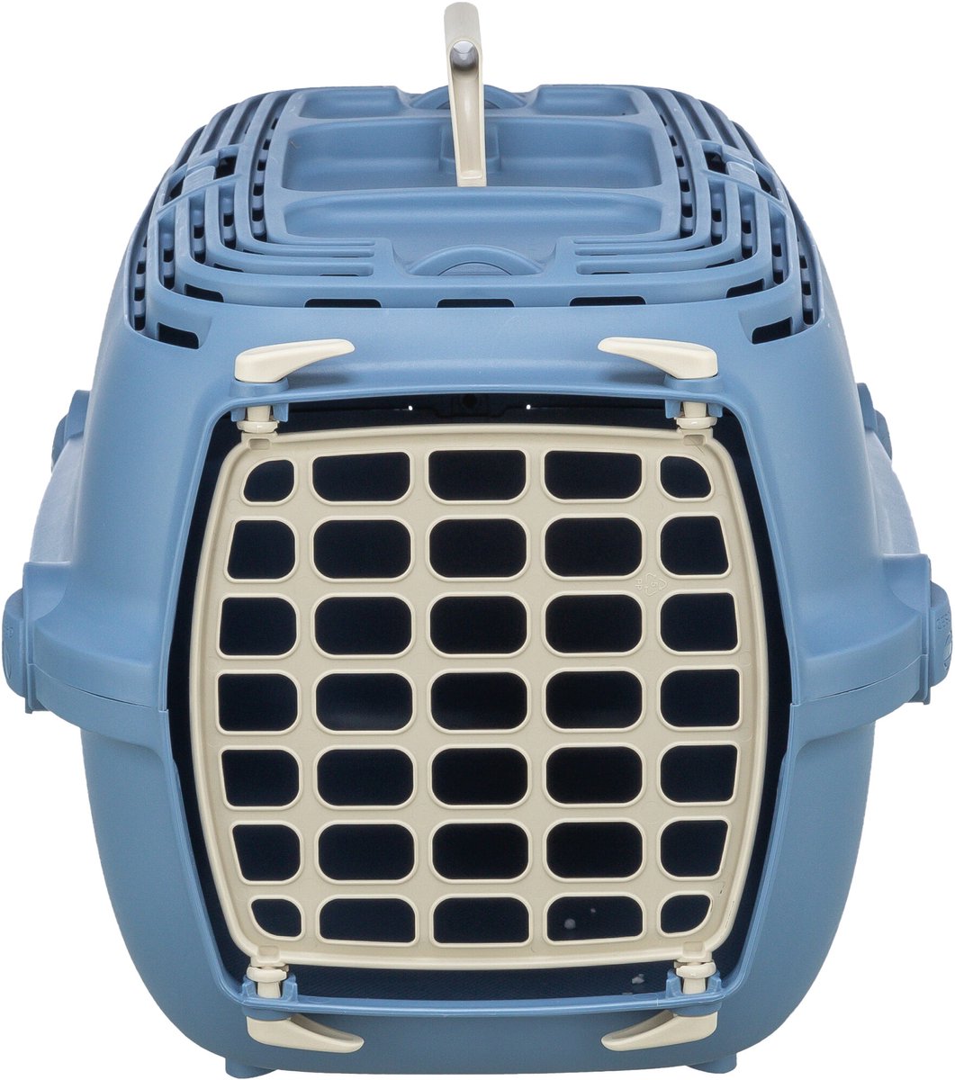 Reismand Trixie Relax 1 Blauw - Geschikt tot 6 kg - 48x30x32 cm met Handvat en Draaisluiting