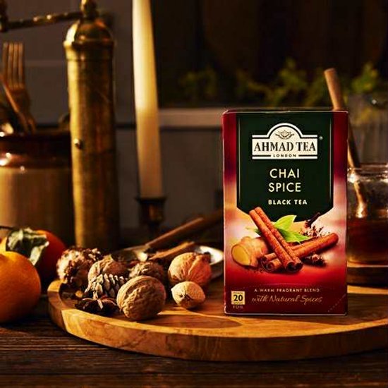Ahmad Tea London Chai Spice Tea - Zwarte thee met Natuurlijke kruiden ...