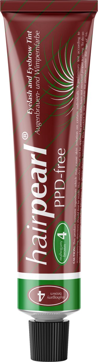 Hairpearl - PPD vrij - wimper en wenkbrauw verf - Cherry Choc (mahony)