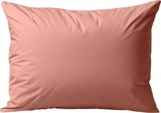 Taies d'oreiller Kussensloop Zelesta Premiumbed en coton Saumon et Peach - Set de 2 taies d'oreiller 60 x 70 cm - Taie d'oreiller