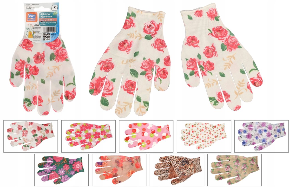 Ravi ArtGarden - Tuinhandschoenen - L - Polyester - Multicolor