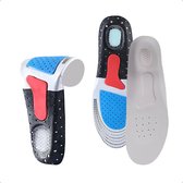 Medure® 1 paire - 40-46 - Semelles en gel - Semelles pour épine calcanéenne - Gris - Semelles de soutien - Rehausseur de talon - Tendon d’Achille - Chaussures de travail homme - Femmes - Femme - Rehaussantes - Tissu éponge - Antidérapant - Sport