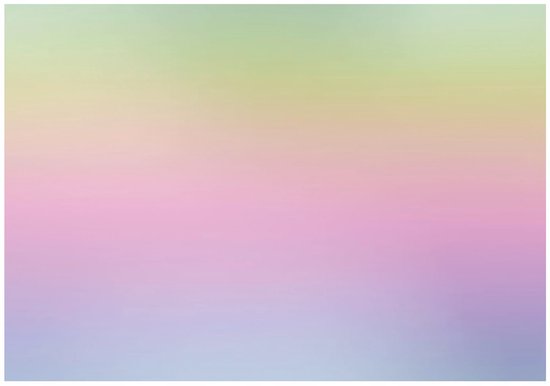 WALLARENA - Fotobehang - 150x105 cm - pastel abstract kindertapijt voor de kinderkamer