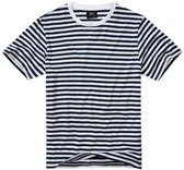 JACK & JONES Maglietta Uomo Jorvarenna Stripe SS - Girocollo A Righe, Cotone, Manica Corta