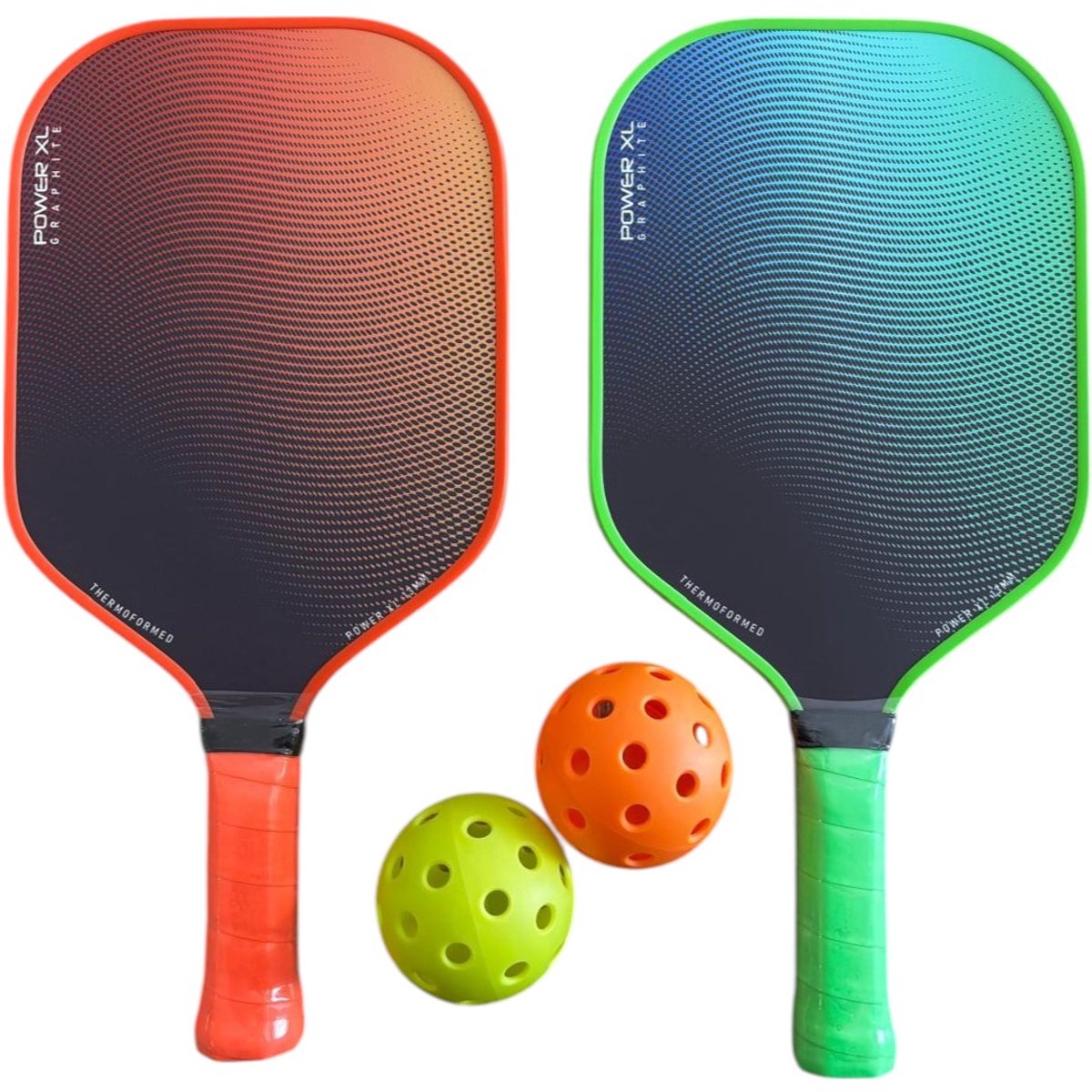 Pickleball Racket Set Guta Power XL (2 rackets + 2 ballen)