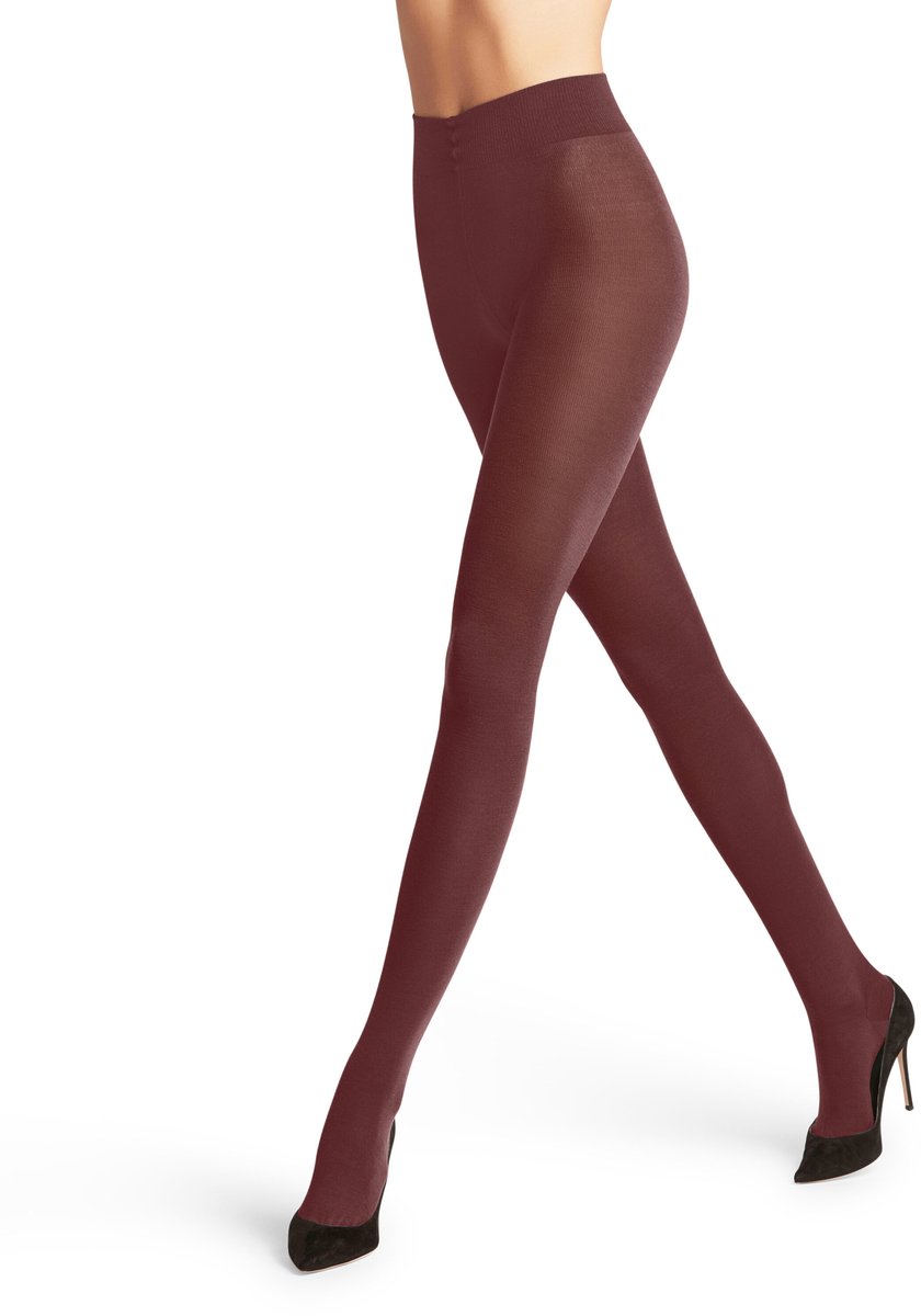 Damen Softmerino eenkleurig wol katoen panty dames cayenne - maat 5950