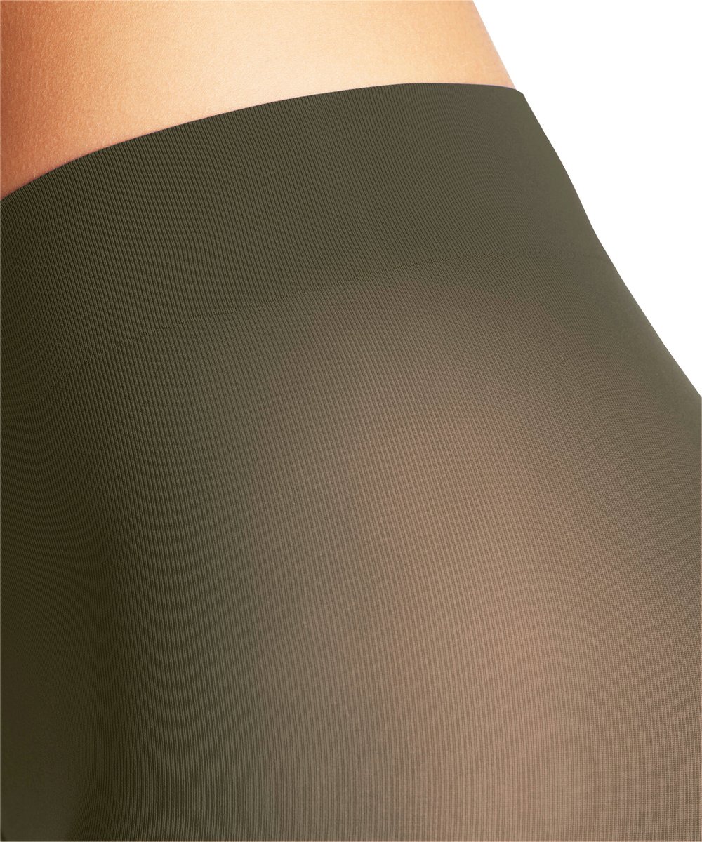FALKE Pure Matt eenkleurig materiaal ondoorzichtig 50 DEN panty dames groen - maat S