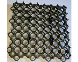 Stella Green grasplaat / grindplaat 50 x 50 x4 cm groen set a 10 stuks