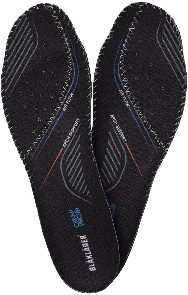 Blaklader 2462-0000 Inlegzool RETRO en ELITE - Zwart - 45