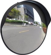 Verstelbare Verkeersspiegel 30 Cm Convex - Groothoek 130° Voor Uitrit, Garage En Magazijn
