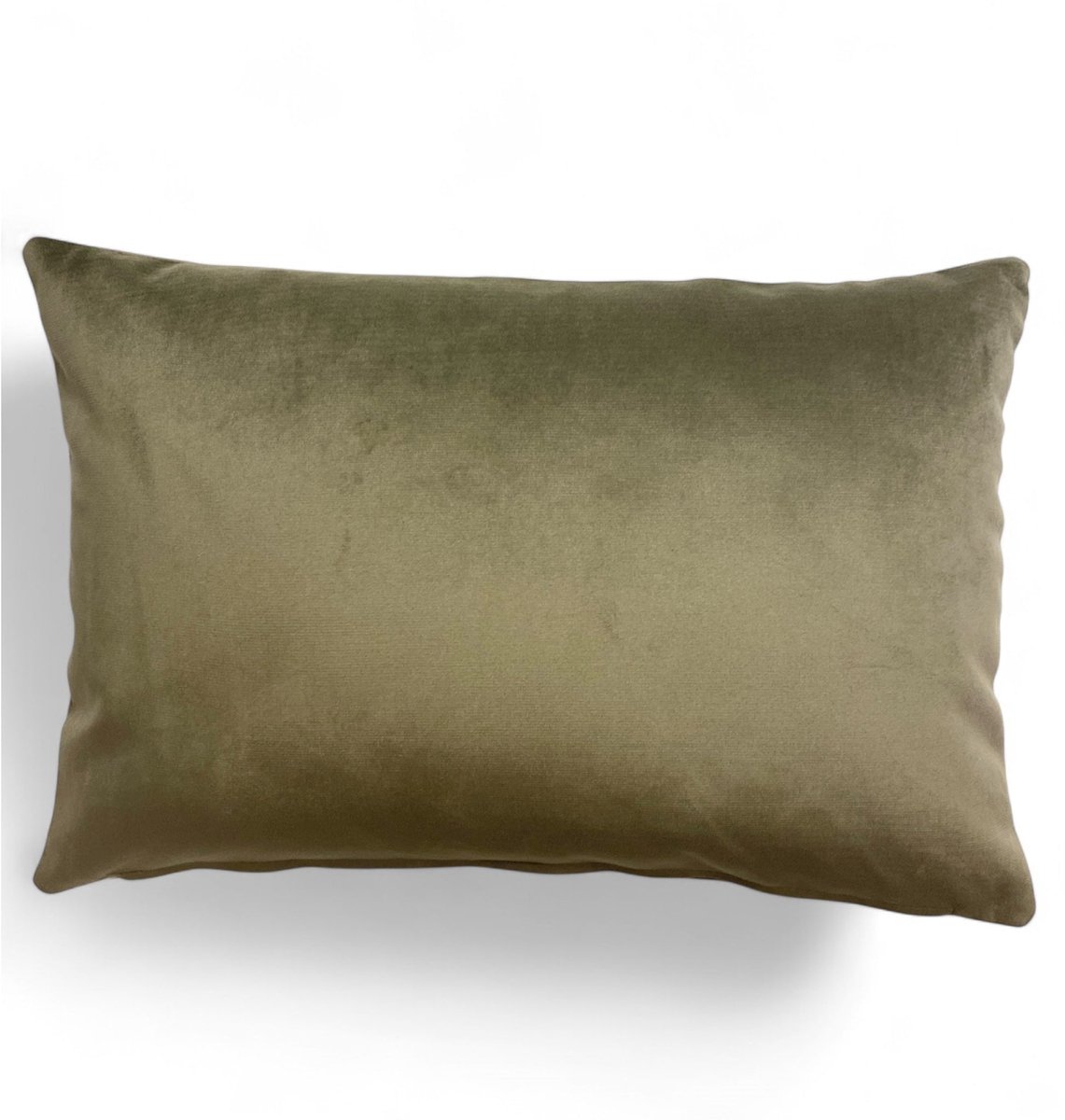 Sierkussen Groen 45x30 cm - Fluweel - inclusief binnenkussen - fluweel, zacht, luxe - Linen & Grace