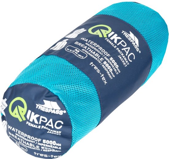 Trespass Qikpac Jas Blauw S Vrouw