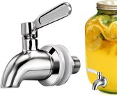 Distributeur de boissons en acier inoxydable - 16-24 mm - Robinet de rechange pour Distributeurs de boissons Water et de boissons - Convient pour la Bières, les jus, les contenants en Verres , les Fontaines à eau et les fûts