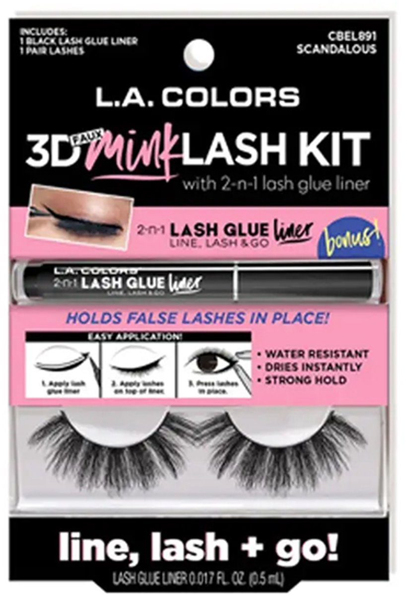 LA Colors Lash Kit Scandalous