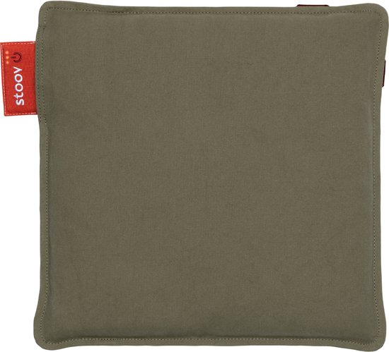 Stoov Warmtekussen voor op de stoel | One | Duurzaam & Draadloos | Stoelkussen met Infraroodwarmte | Canvas | Standard batterij