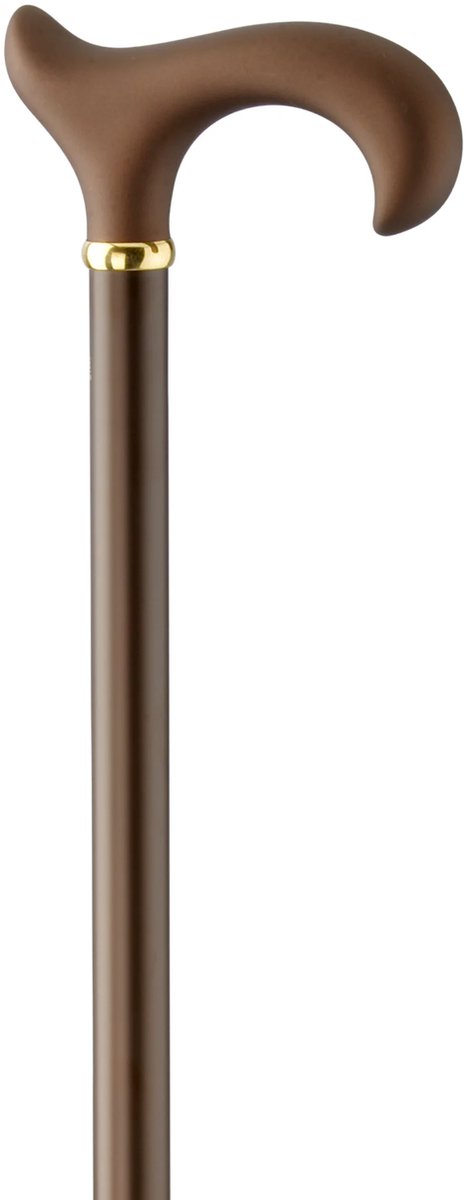 Gastrock Verstelbare XL wandelstok - Soft derby handvat - Aluminium - Verstelbaar van 87 tot 113 cm - Gewicht 435 gram - Diameter wandelstok 18 mm - Geschikt voor extra lange mensen