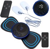 Bol.com FineMart - Massage Apparaat met Afstandsbediening + 2 Elektroden - Neuropathie Bloedcirculatie - Mini EMS Massage - Voor... aanbieding
