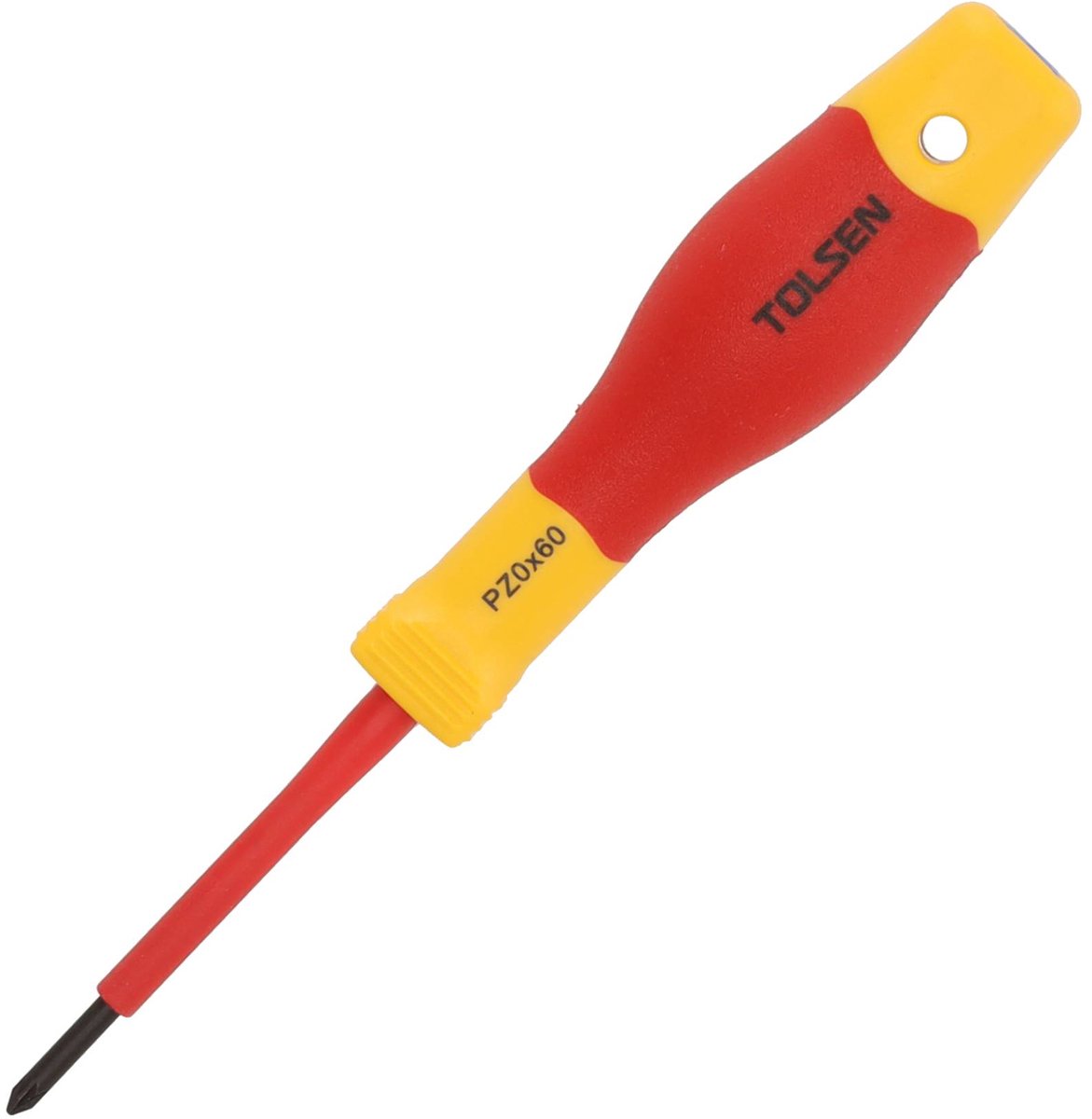 Tolsen Schroevendraaier VDE Premium - Kruiskop Schroevendraaier PZ0 x 60mm