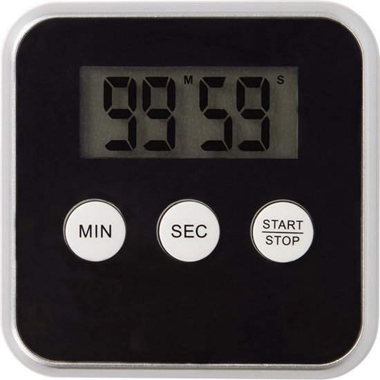 Knaak Digitale Kookwekker - Zwart - Digitaal Display - Magnetisch & Met Standaard - Timerfunctie