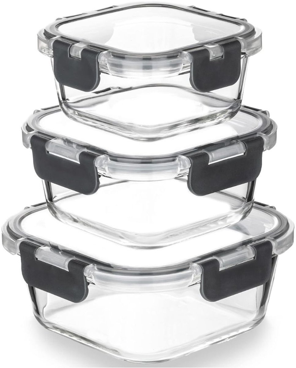 MKSS® Meal Prep Bakjes Glas - Vershoudbakjes - Mason Jar