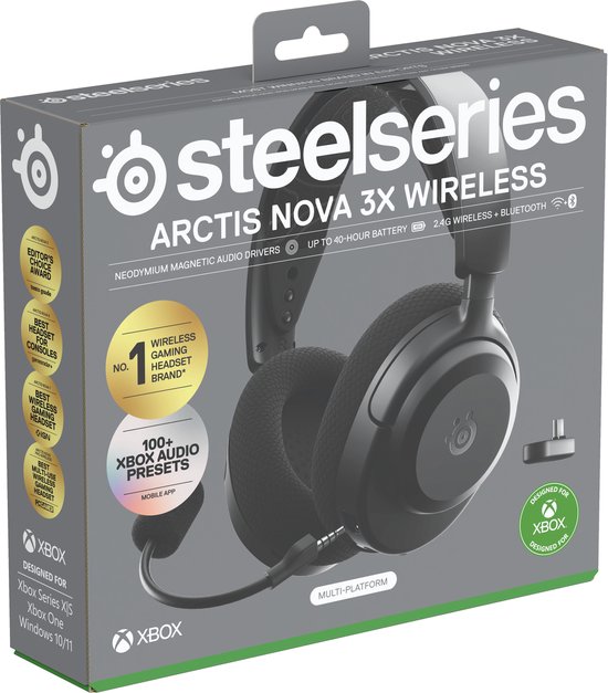 SteelSeries Arctis Nova 3X Wireless (Black) (7/8)