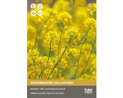 Tuin de Bruijn® zaden - Groenbemester Gele mosterd - 80 gram - veelzijdige plant - genoeg voor 80m2 - VOORDELIGE KEUZE
