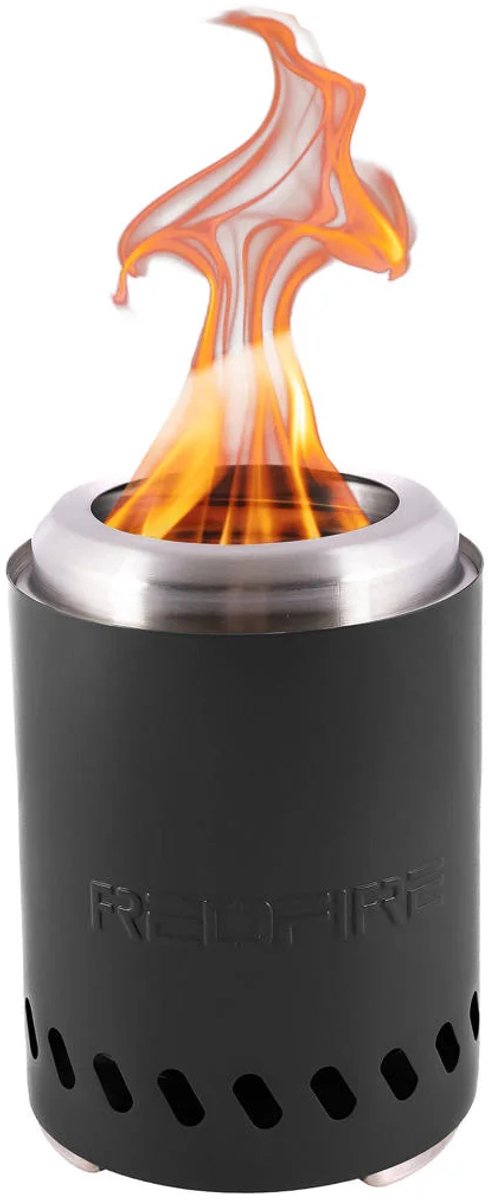RedFire Volcano Small tafelvuurkorf - Zwart - Incl. beschermhoes en mat
