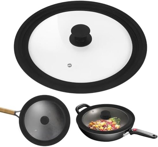 Le Creuset Pannendeksel - Universeel - Gehard Glas - ø 28 cm