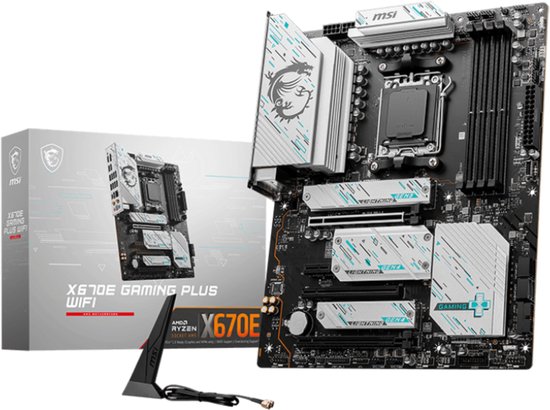 MSI X670E GAMING PLUS WIFI – Moederbord – ATX – Socket AM5 – AMD X670 – DDR5 – 2.5Gbps LAN
